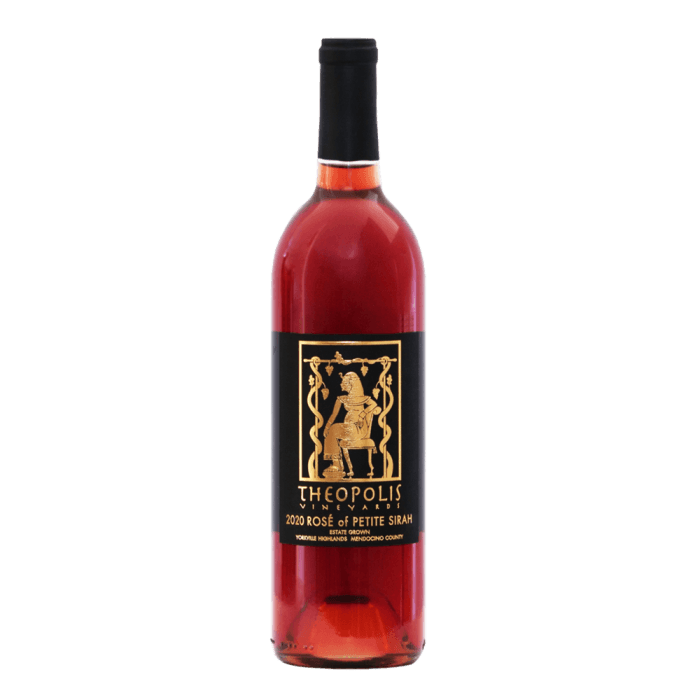 2020 Theopolis Vineyards Estate Grown Rosé of Petite Sirah